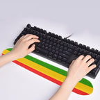 Rastafarian Flag Keyboard Wrist Rest Pad - Conscious Apparel Store