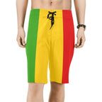 Rastafarian Flag Men's Board Shorts - Conscious Apparel Store
