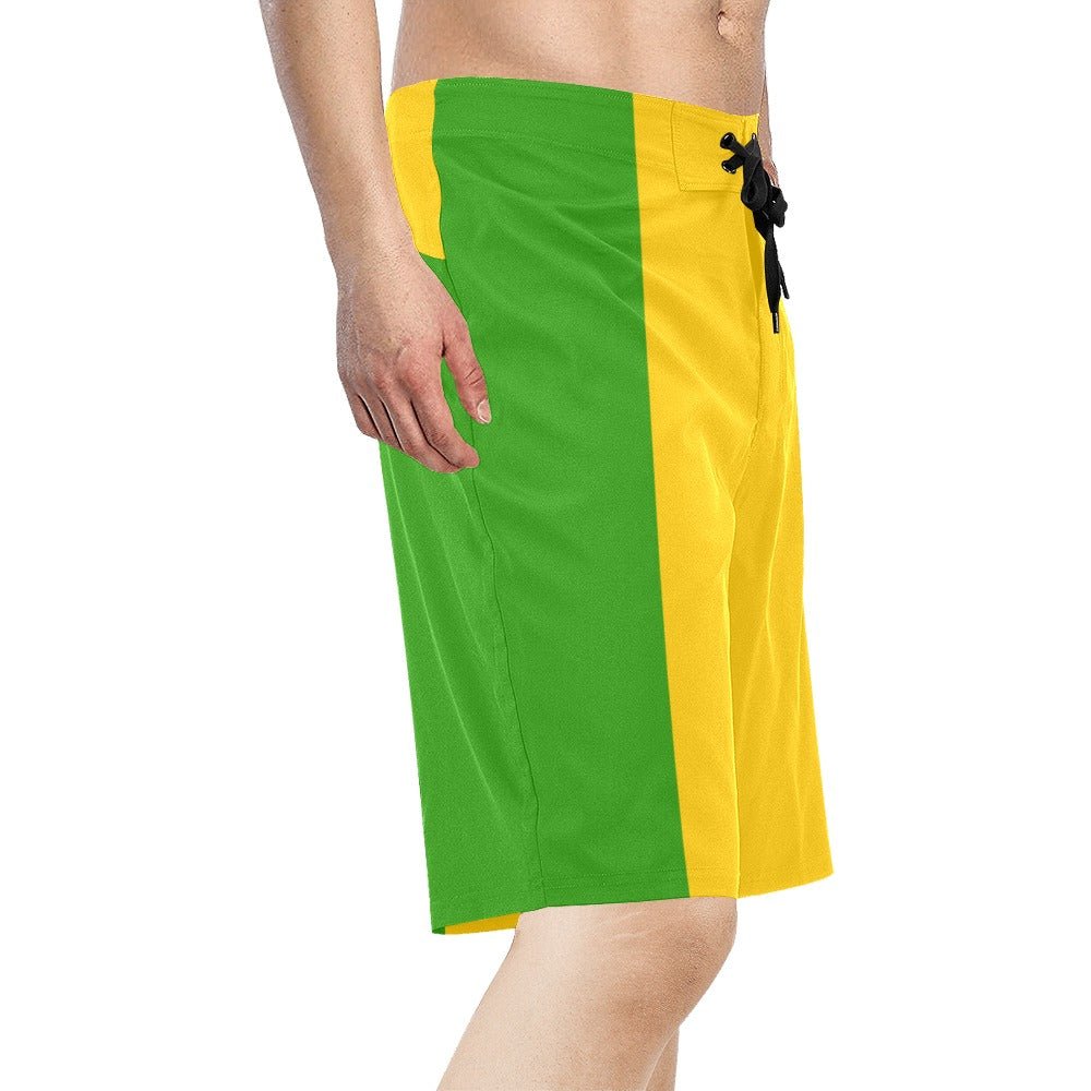 Rastafarian Flag Men's Board Shorts - Conscious Apparel Store