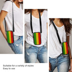 Rastafarian Flag Mobile Phone Purse - Conscious Apparel Store