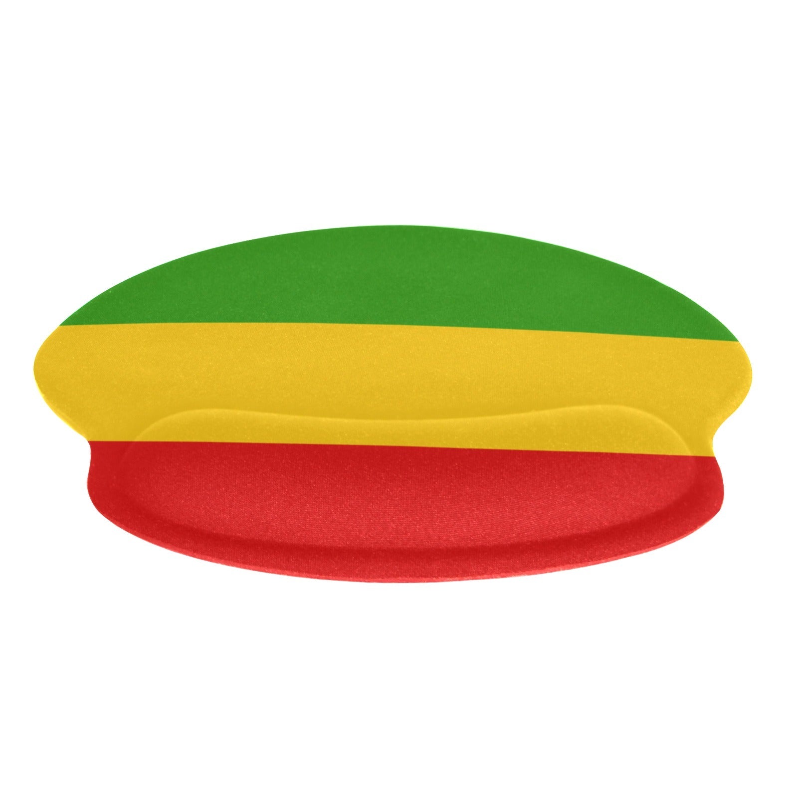 Rastafarian Flag Mouse Pad with Wrist Rest Support - Conscious Apparel Store