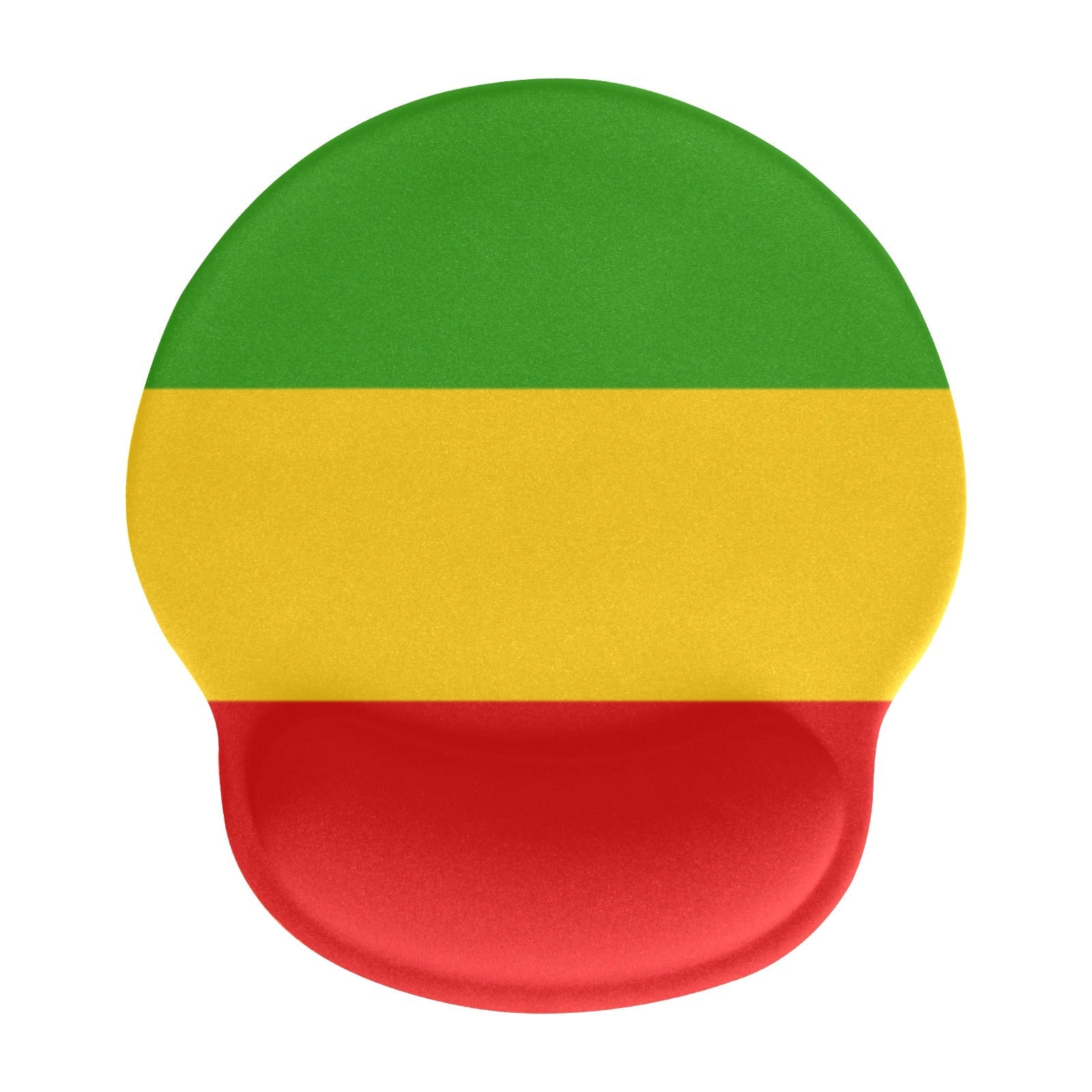 Rastafarian Flag Mouse Pad with Wrist Rest Support - Conscious Apparel Store