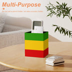 Rastafarian Flag Square Pen Holder - Conscious Apparel Store