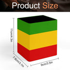 Rastafarian Flag Square Pen Holder - Conscious Apparel Store