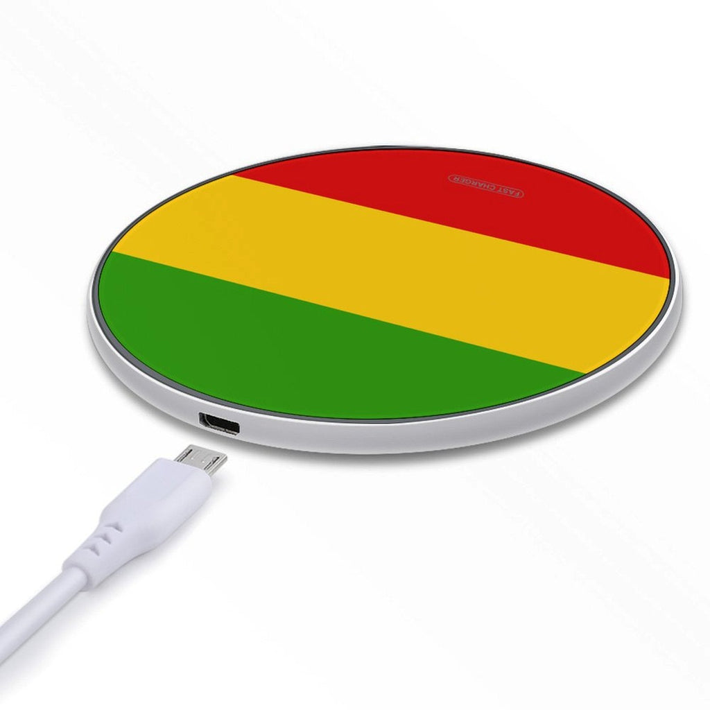 Rastafarian Flag Wireless Charging Pad - Conscious Apparel Store