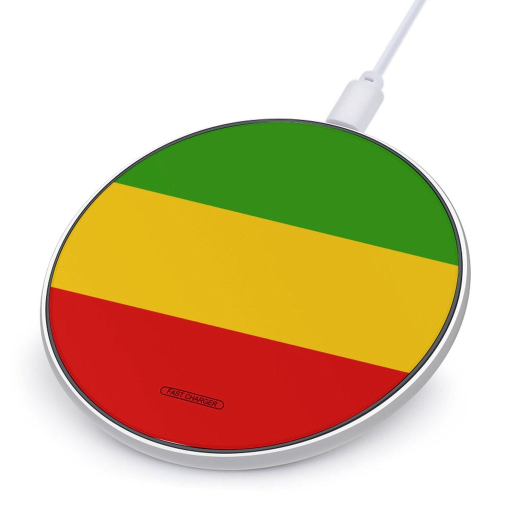 Rastafarian Flag Wireless Charging Pad - Conscious Apparel Store