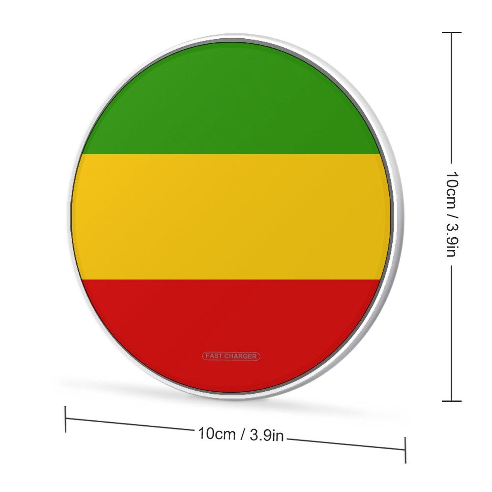 Rastafarian Flag Wireless Charging Pad - Conscious Apparel Store