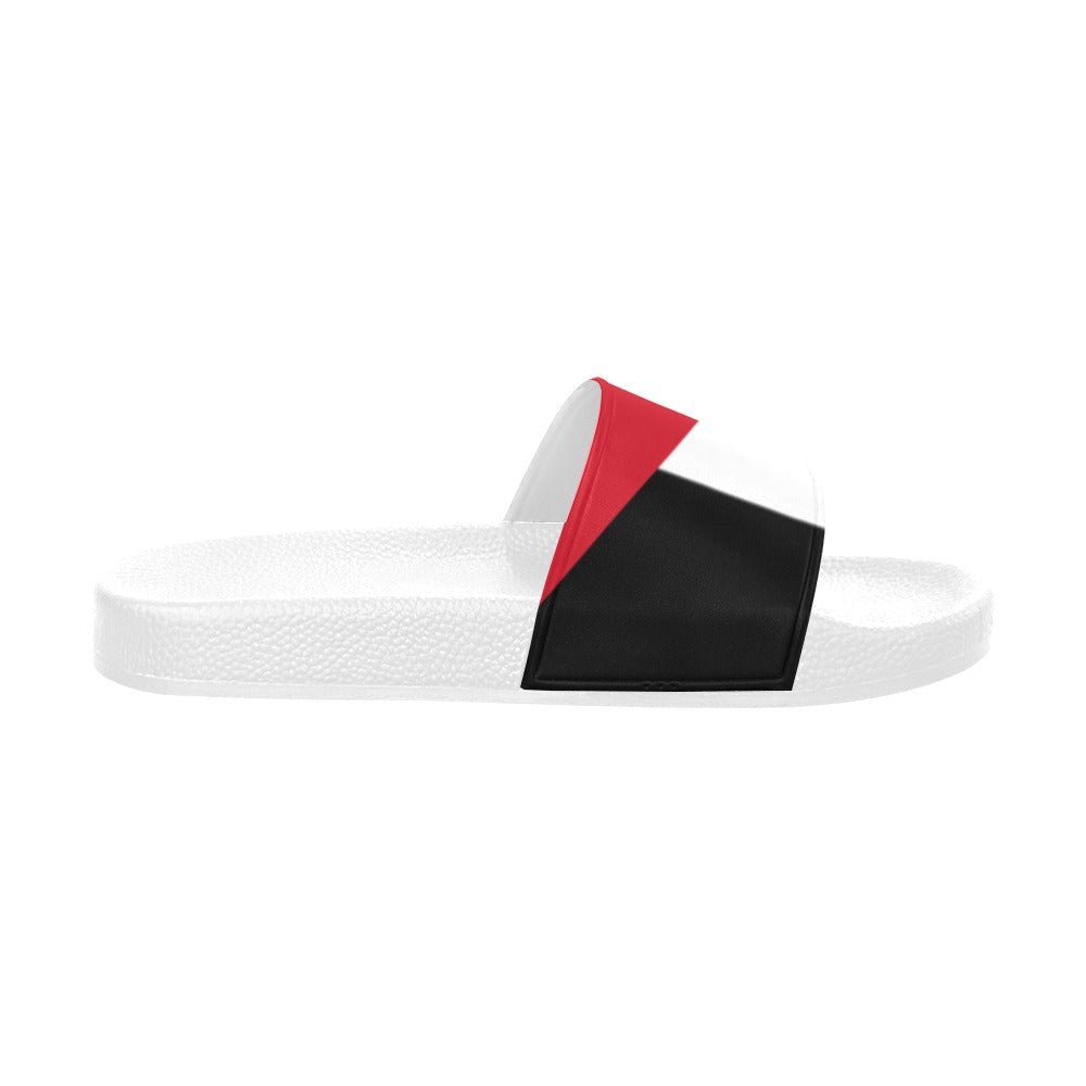 Rastafarian Flag Women's Slide Sandals - Conscious Apparel Store