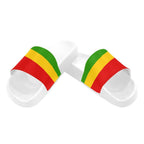 Rastafarian Flag Women's Slide Sandals - Conscious Apparel Store