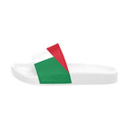 Rastafarian Flag Women's Slide Sandals - Conscious Apparel Store