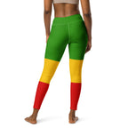 Rastafarian Flag Yoga Leggings - Conscious Apparel Store