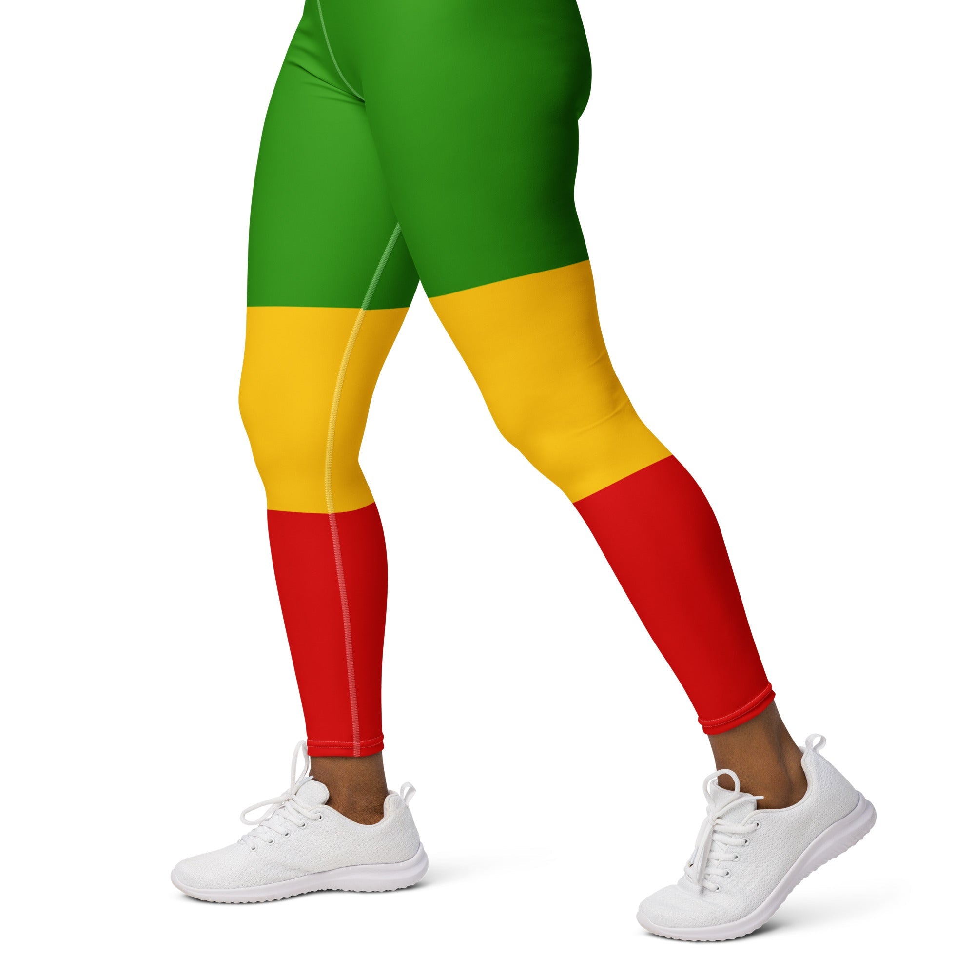Rastafarian Flag Yoga Leggings - Conscious Apparel Store