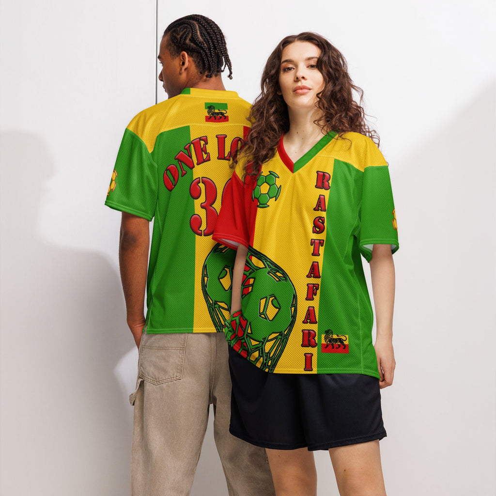 Rastafarian Football Sport jersey - Conscious Apparel Store