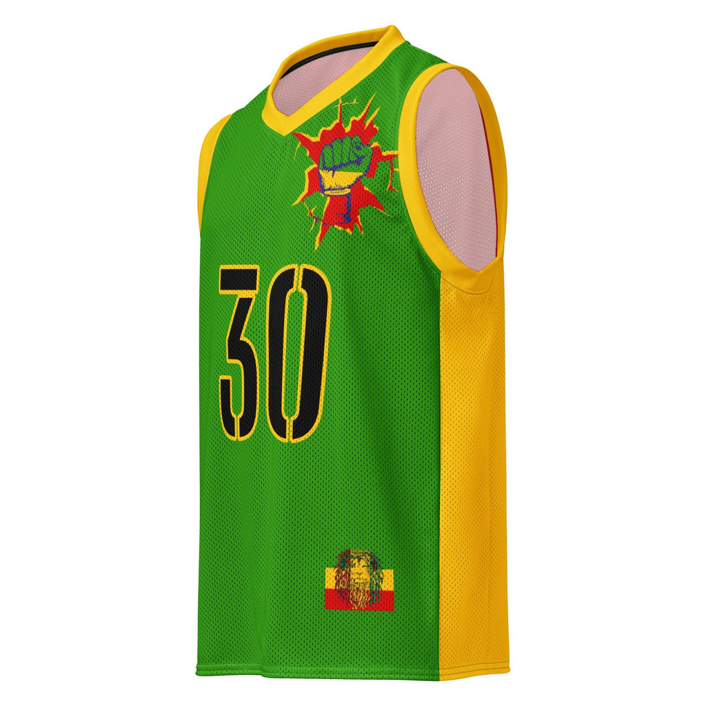 Rastafarian Lion Premium Sport Jersey Tank Top - Conscious Apparel Store