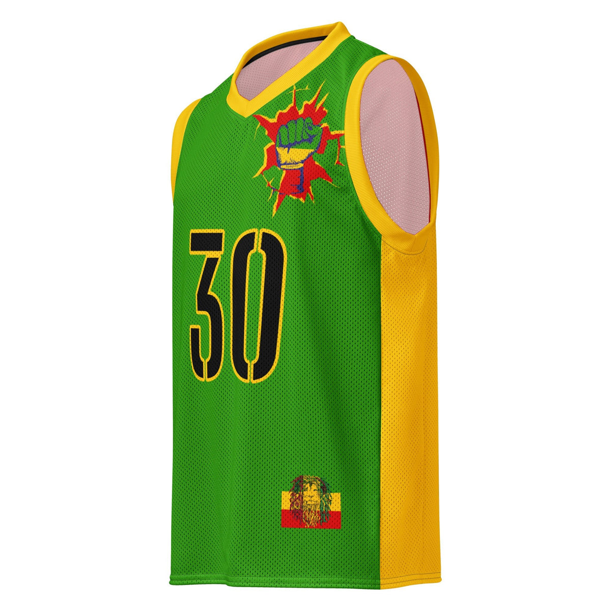 Rastafarian Lion Premium Sport Jersey Tank Top - Conscious Apparel Store