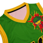 Rastafarian Lion Premium Sport Jersey Tank Top - Conscious Apparel Store