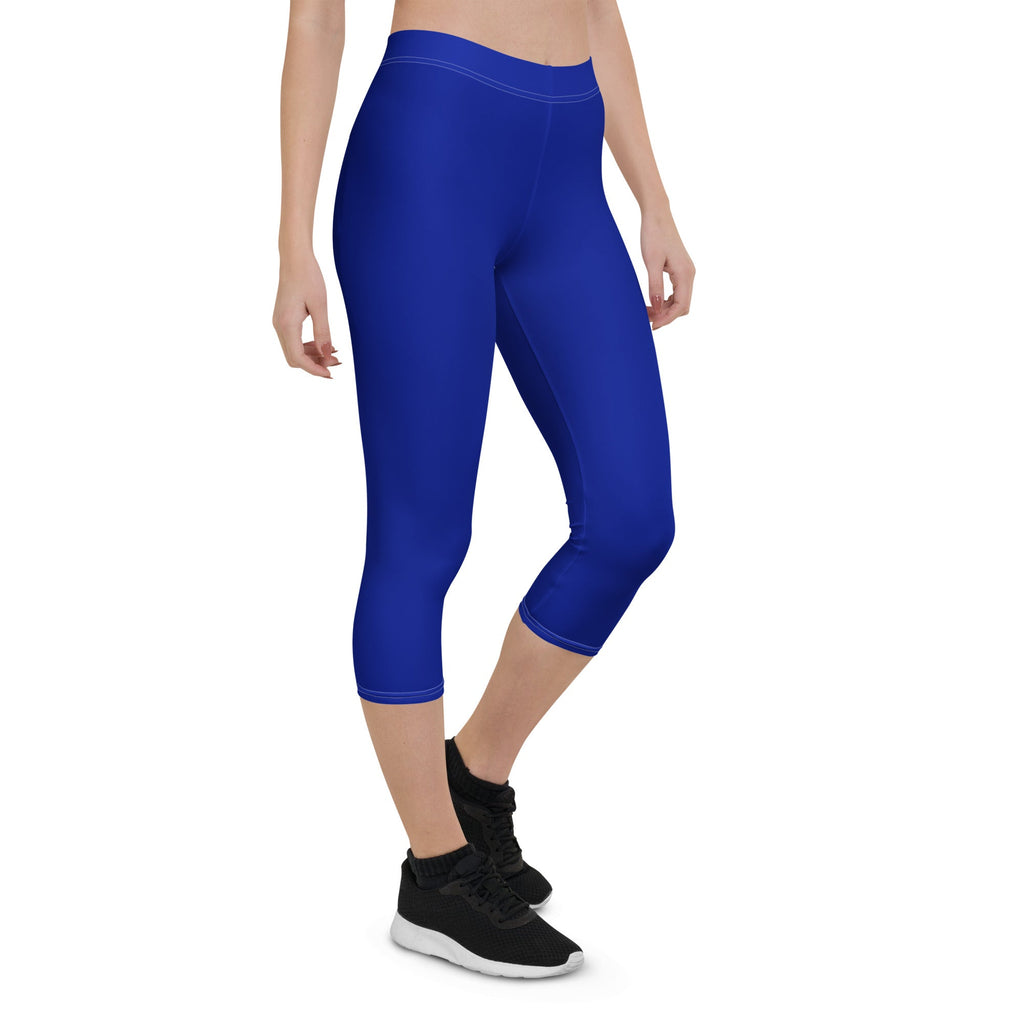 South Africa Blue Capri Leggings - Conscious Apparel Store