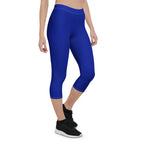 South Africa Blue Capri Leggings - Conscious Apparel Store