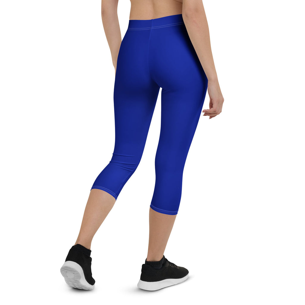 South Africa Blue Capri Leggings - Conscious Apparel Store