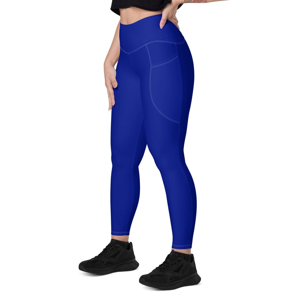 South Africa Blue Leggings with pockets - Conscious Apparel Store