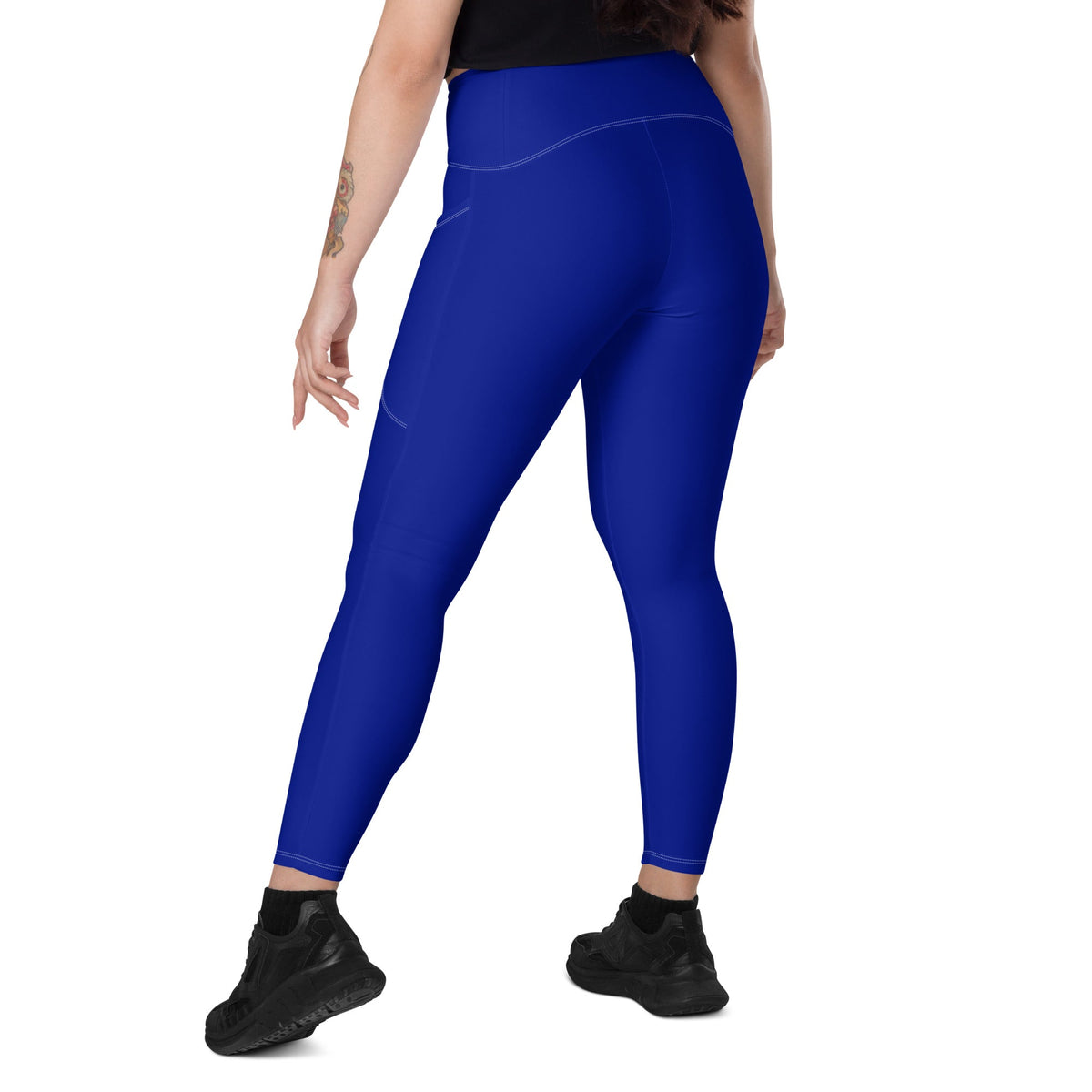 South Africa Blue Leggings with pockets - Conscious Apparel Store