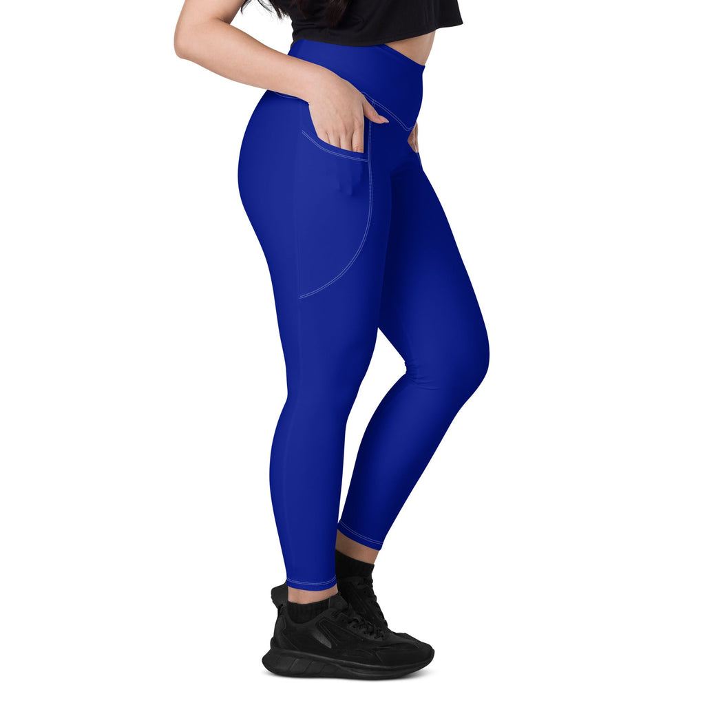 South Africa Blue Leggings with pockets - Conscious Apparel Store