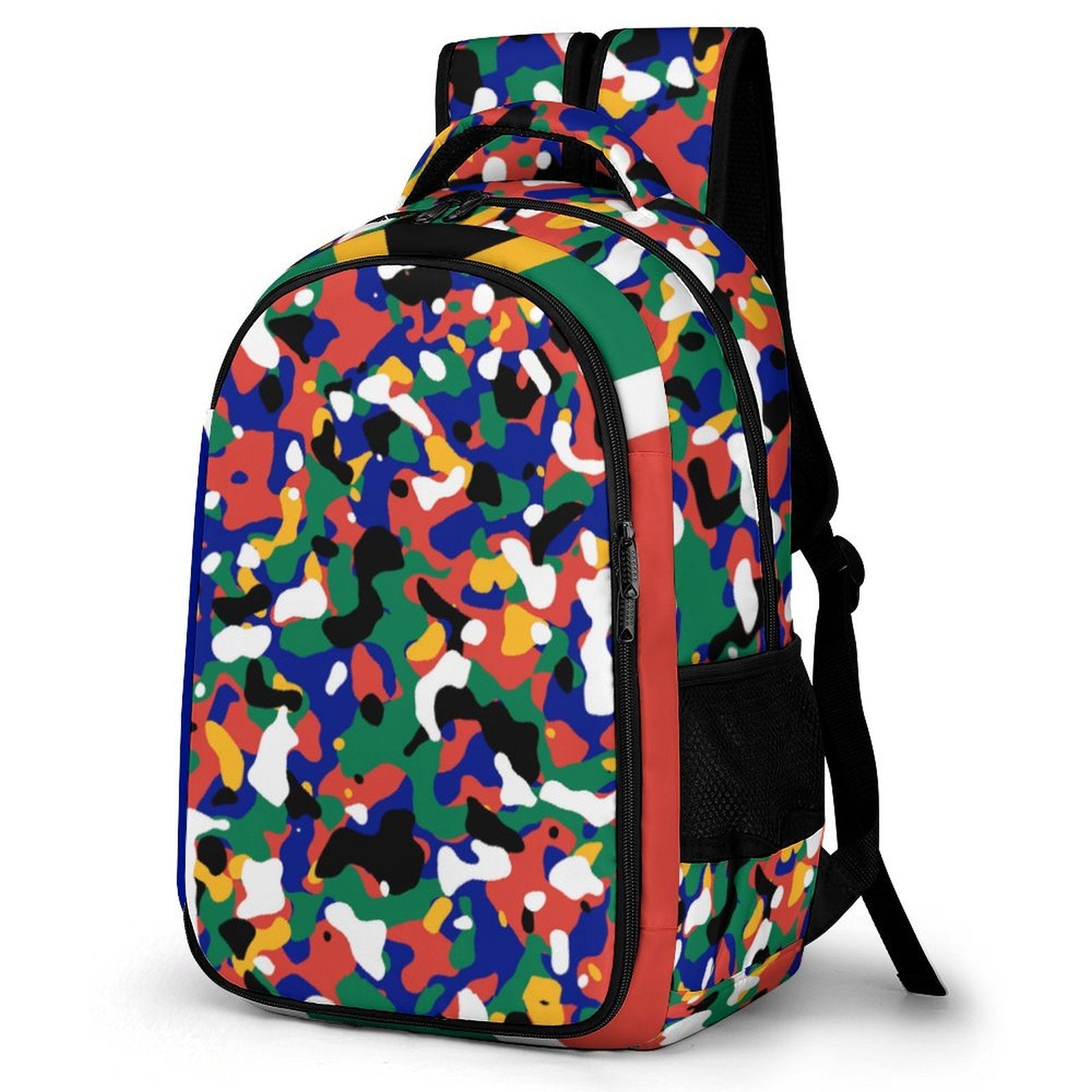 South Africa Flag Camo Casual Backpack - Conscious Apparel Store