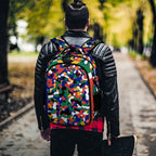 South Africa Flag Camo Casual Backpack - Conscious Apparel Store