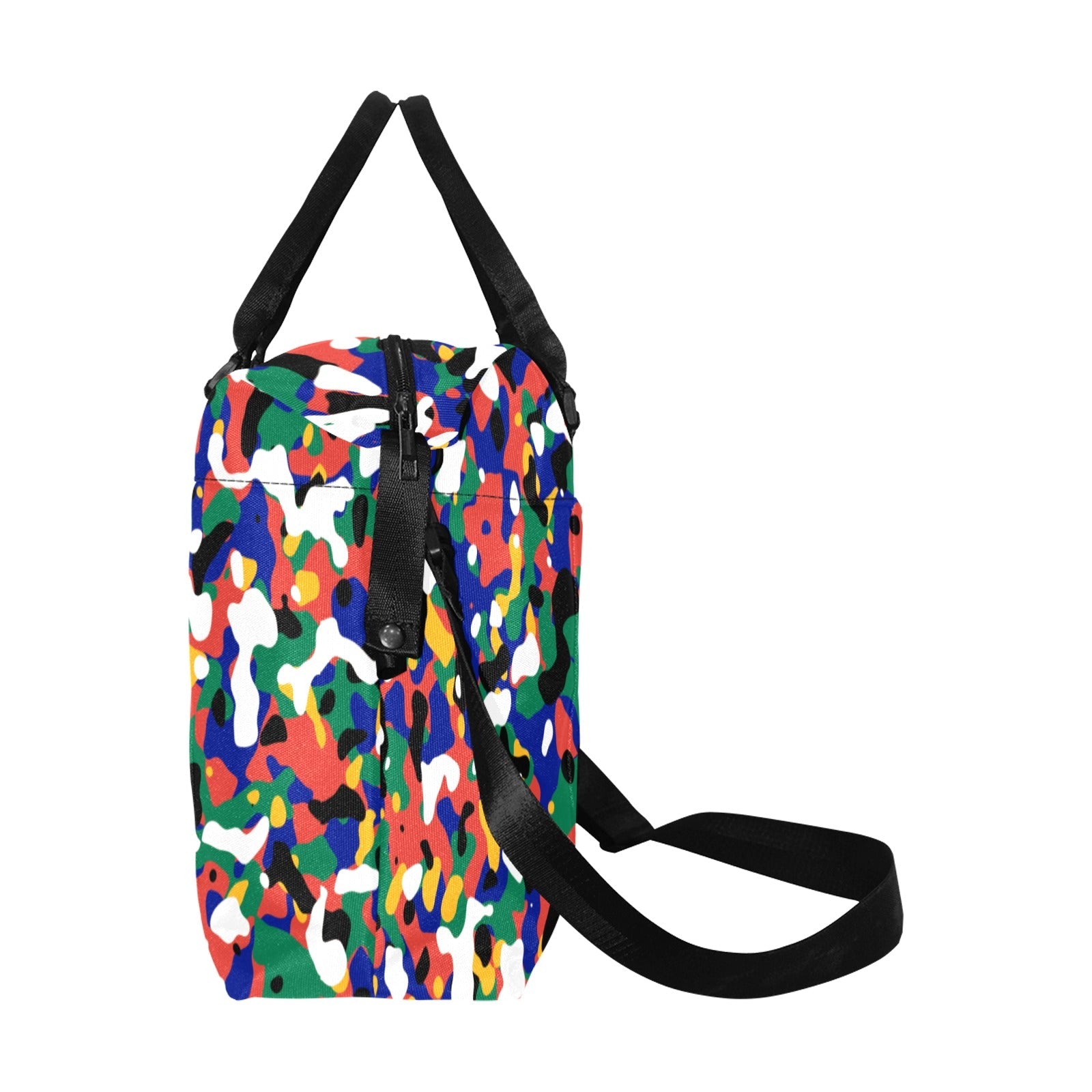 South Africa Flag Camo Large Capacity Duffle Bag - Conscious Apparel Store