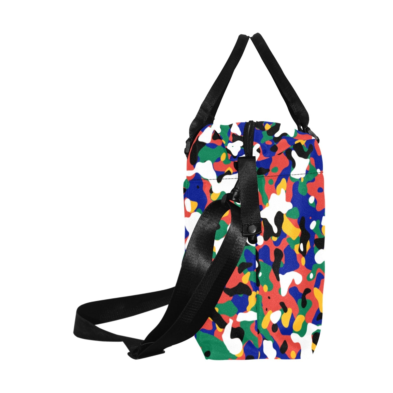 South Africa Flag Camo Large Capacity Duffle Bag - Conscious Apparel Store