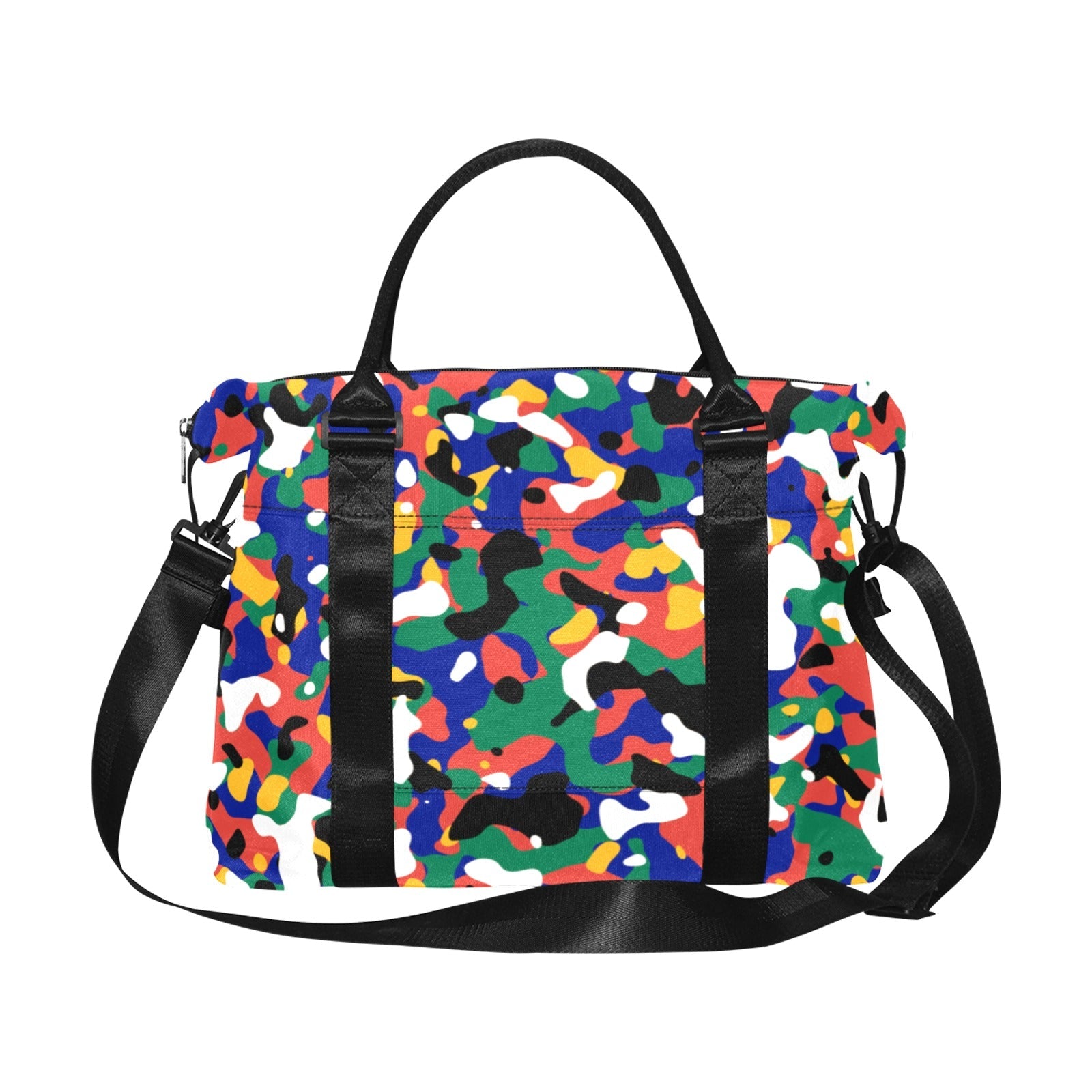 South Africa Flag Camo Large Capacity Duffle Bag - Conscious Apparel Store