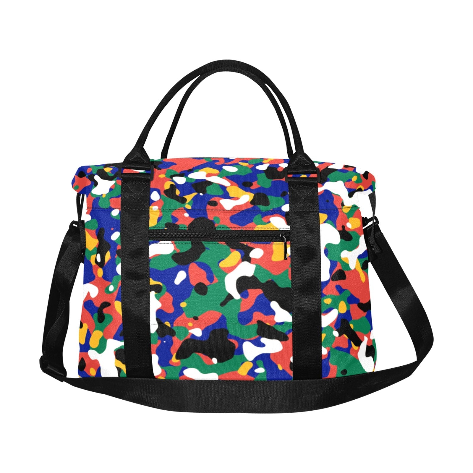 South Africa Flag Camo Large Capacity Duffle Bag - Conscious Apparel Store