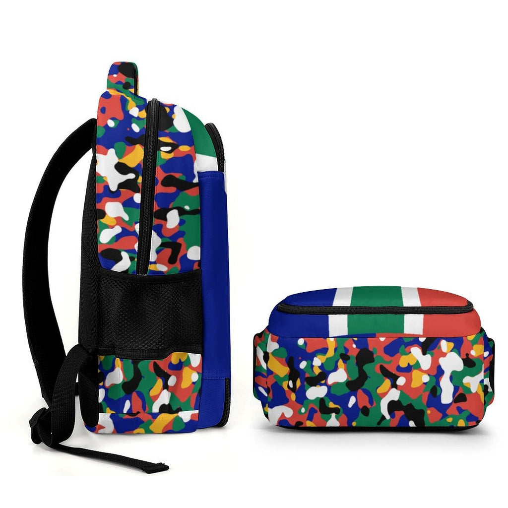South Africa Flag Casual Backpack - Conscious Apparel Store