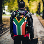 South Africa Flag Casual Backpack - Conscious Apparel Store