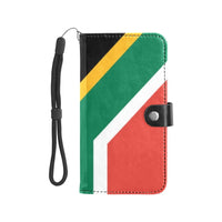 South Africa Flag Flip Leather Purse for Mobile Phone/Large - Conscious Apparel Store