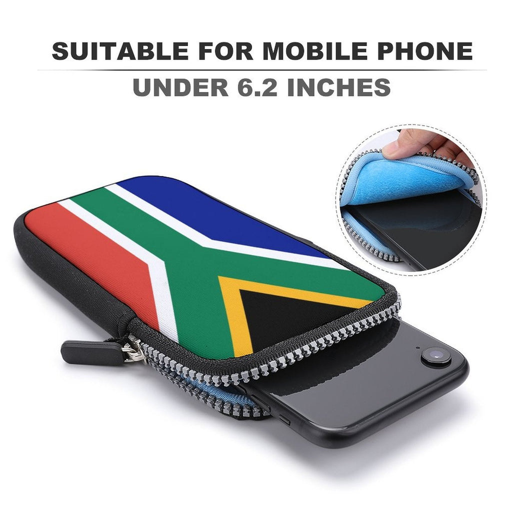 South Africa Flag Mobile Phone Purse - Conscious Apparel Store