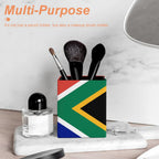 South Africa Flag Square Pen Holder - Conscious Apparel Store
