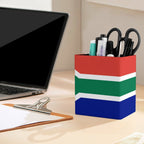South Africa Flag Square Pen Holder - Conscious Apparel Store