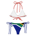 South Africa Flag string bikini - Conscious Apparel Store