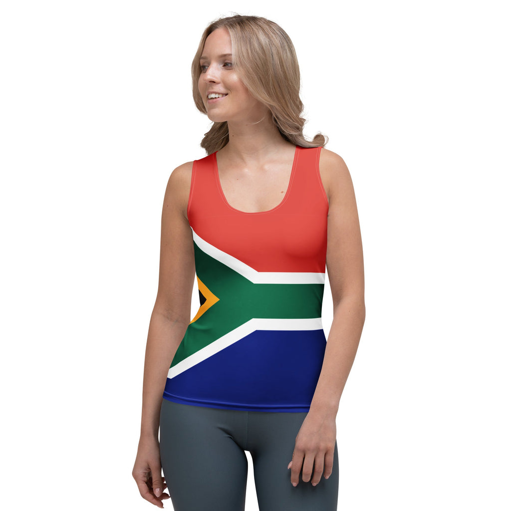 South Africa Flag Women's Tank Top - Conscious Apparel Store