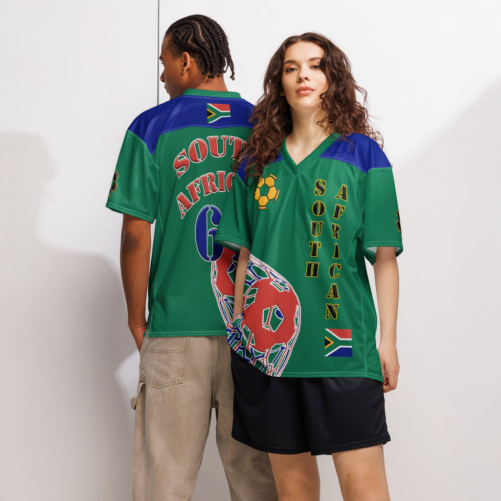 South Africa Football Sport Jersey - Conscious Apparel Store