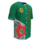 South Africa Football Themed Button-Down Sport Jersey - Conscious Apparel Store