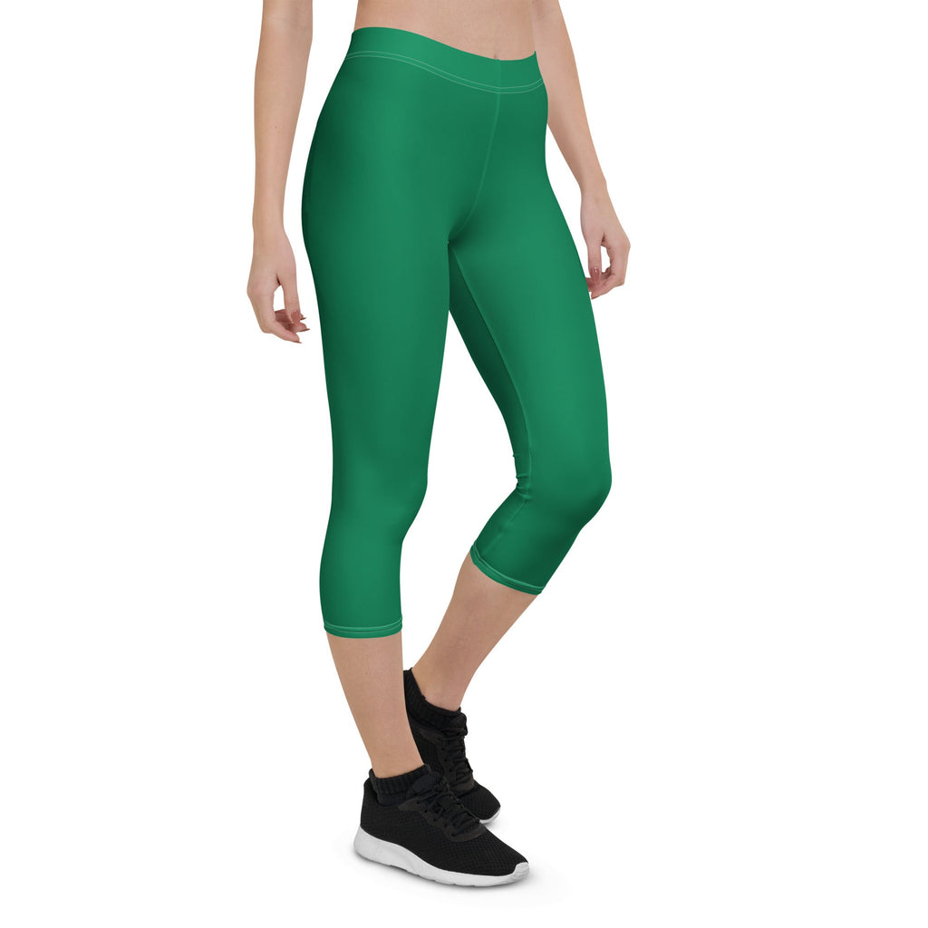 South Africa Green Capri Leggings - Conscious Apparel Store