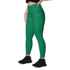 South Africa Green Leggings with pockets - Conscious Apparel Store
