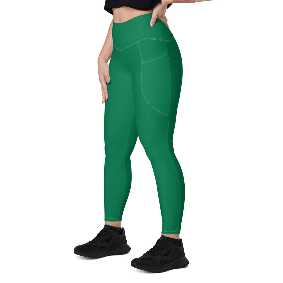 South Africa Green Leggings with pockets - Conscious Apparel Store