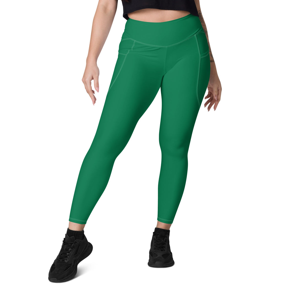 South Africa Green Leggings with pockets - Conscious Apparel Store