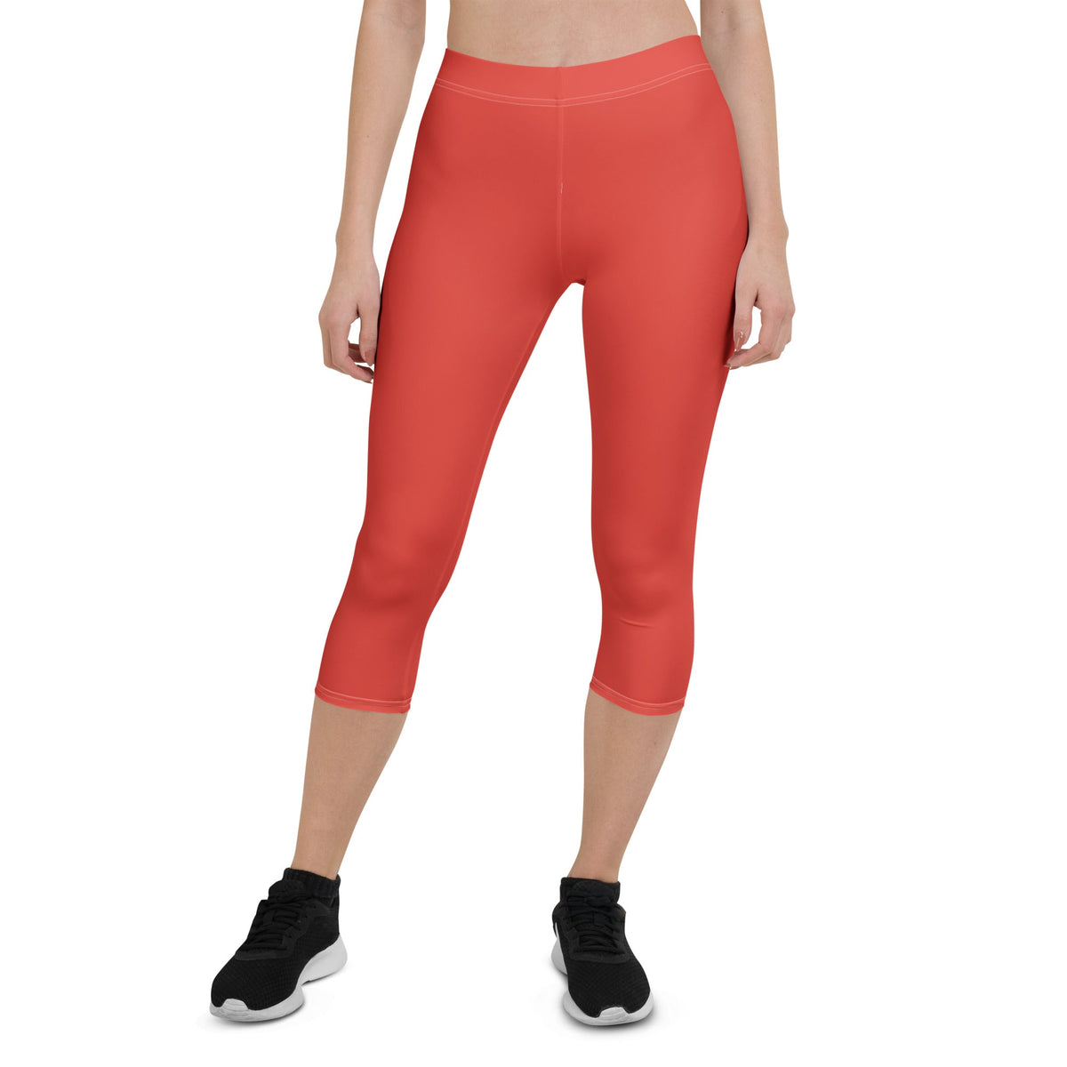 South Africa Red Capri Leggings - Conscious Apparel Store