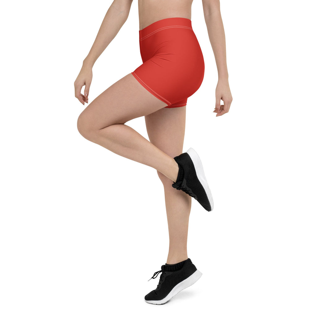 South Africa Red Leggings Shorts - Conscious Apparel Store