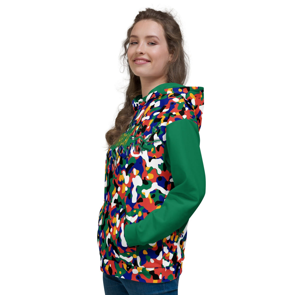 South African Girl Camo Unisex Pullover Hoodie - Conscious Apparel Store