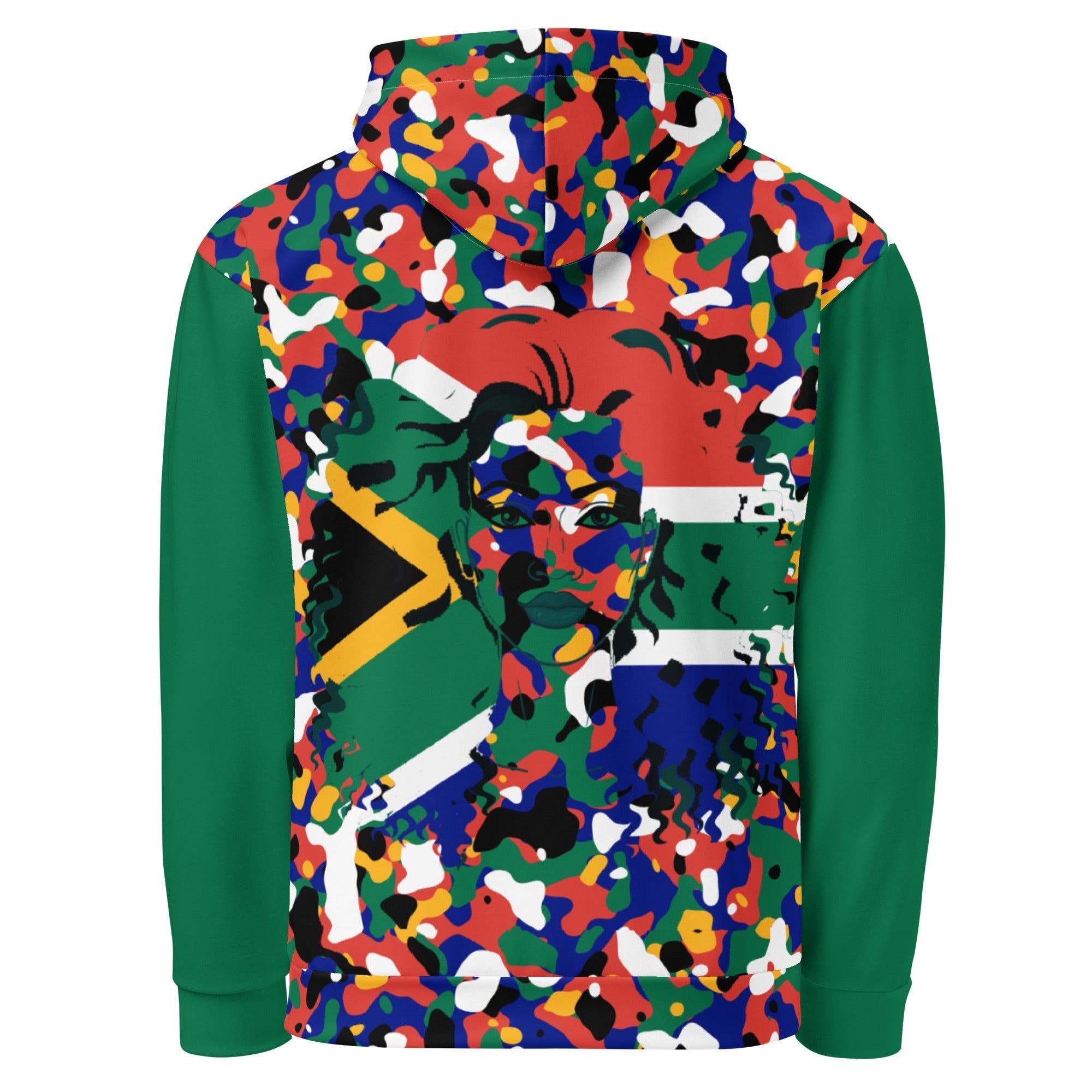 South African Girl Camo Unisex Pullover Hoodie - Conscious Apparel Store